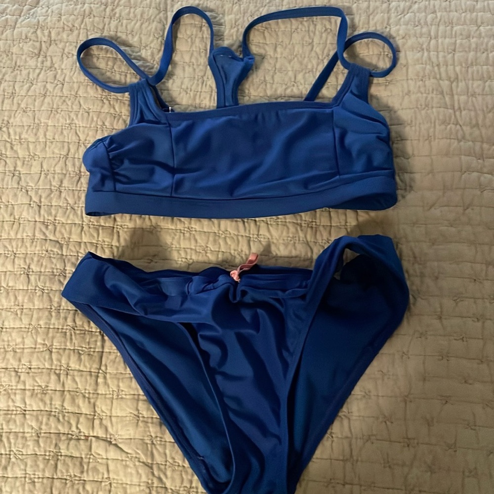 All in Motion royal blue bikini set